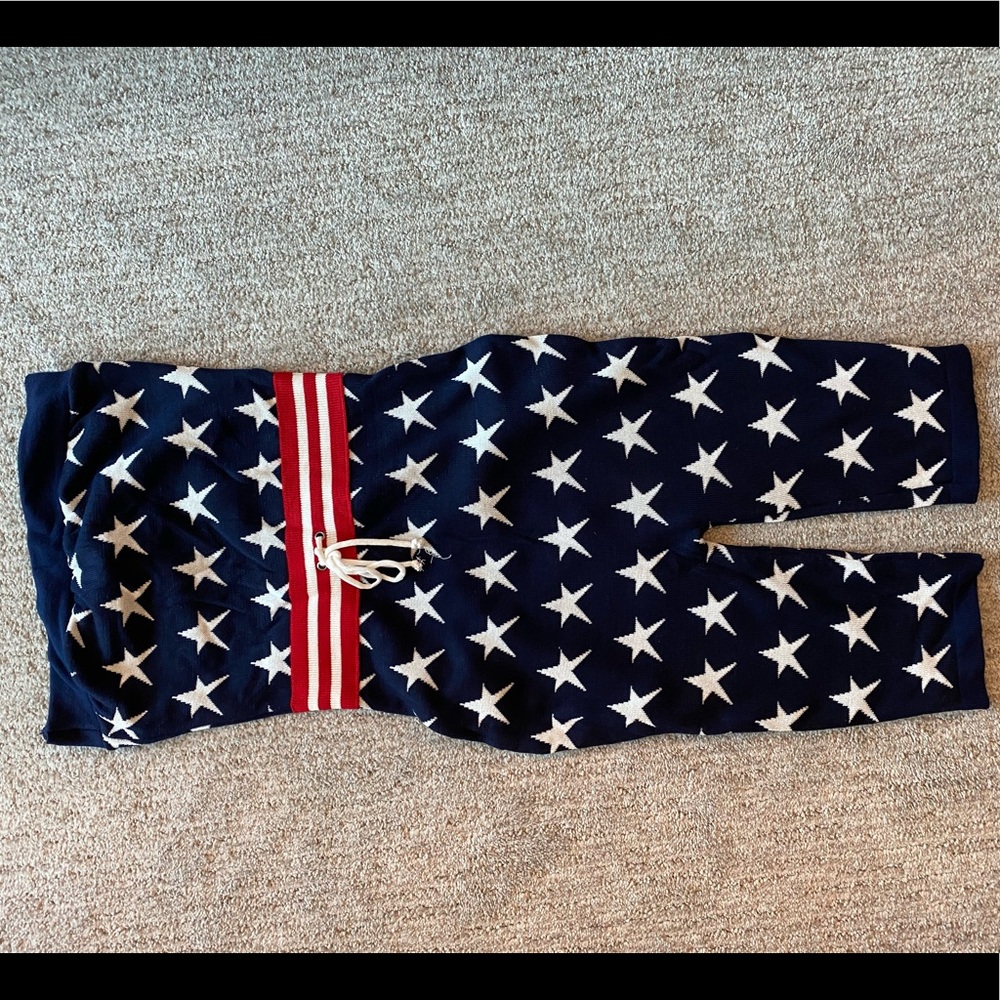 Americana Strapless Romper, Sz Sm
